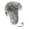 Chapka Ushanka Poil de Lapin - Traclet- Gris souris Reference : 612 | Chapellerie Traclet