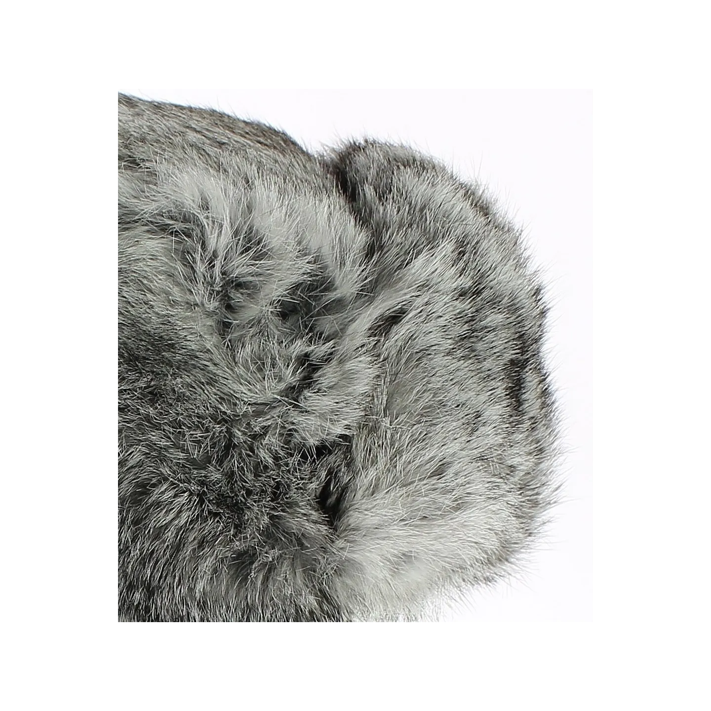 Chapka Ushanka Poil de Lapin - Traclet- Gris souris Reference : 612 | Chapellerie Traclet