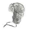 Chapka Ushanka Poil de Lapin - Traclet- Gris souris Reference : 612 | Chapellerie Traclet