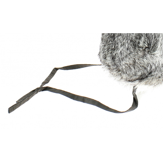 Rabbit Fur Ushanka Hat - Traclet Rabbit Fur Ushanka Hat - Traclet