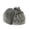 Chapka Ushanka Poil de Lapin - Traclet- Gris souris Reference : 612 | Chapellerie Traclet