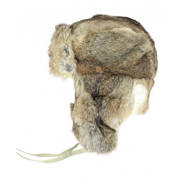 Rabbit Ushanka Hat Brown - Traclet