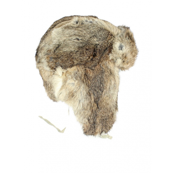 Rabbit Ushanka Hat Brown - Traclet