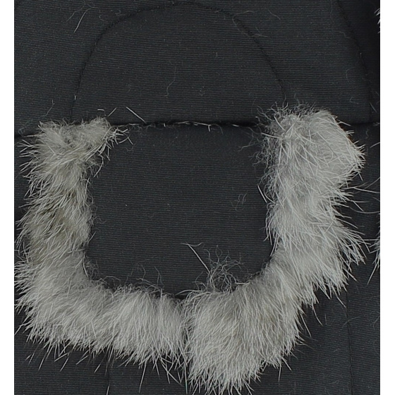 Fur Ushanka - Black Lapeer Fur Ushanka - Black Lapeer