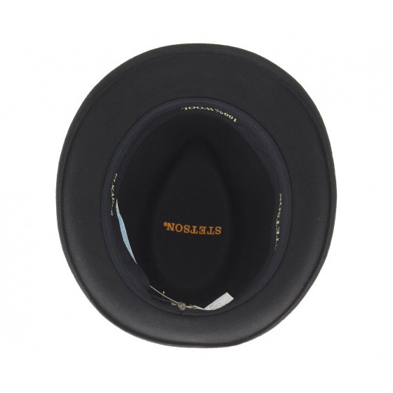 Chapeau Elkader Noir Trilby Stetson