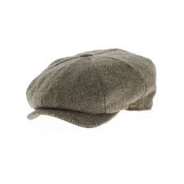 Arnold cap brown beige chevron