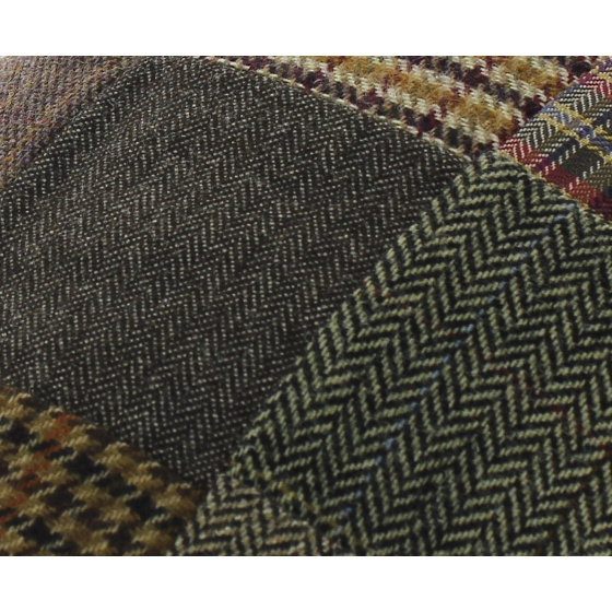 Patchwork Wool Dome Cap - Guerra Patchwork Wool Dome Cap - Guerra