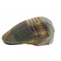 Patchwork Wool Dome Cap - Guerra