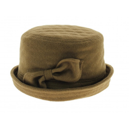 Chapeau clochard camel