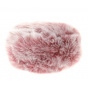 Pink Faux Fur Roberti Beanie - Traclet