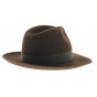 Brown Fur Felt Bogart Hat