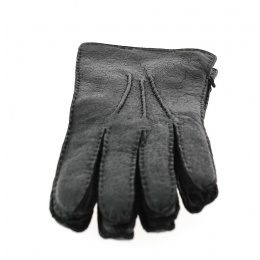 Roeckl Peccary leather gloves with wool lining