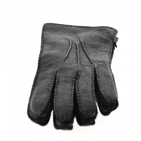 Gants cuir Pécari doublé laine - Roeckl