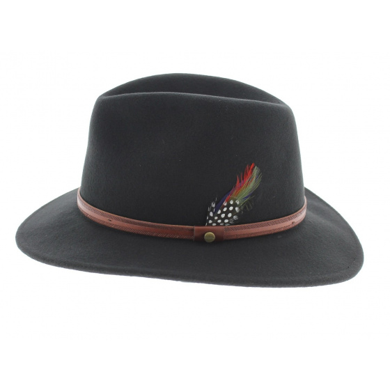 Rantoul Black Traveller Hat - Stetson Rantoul Black Traveller Hat - Stetson