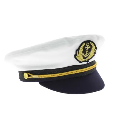 Casquette Marin Commodore Coton Blanc - Traclet
