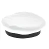 White Commodore Sailor Cap | Traclet Captain's Cap Reference: 3482 | Chapellerie Traclet