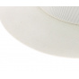 Trilby white felt Borsalino hat