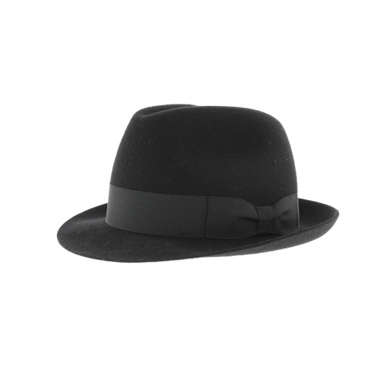 Blues Brothers Wool Felt Hat Black - Traclet