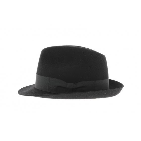 Blues Brothers Wool Felt Hat Black - Traclet
