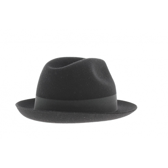Blues Brothers Wool Felt Hat Black - Traclet