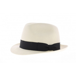 Chapeau trilby blanc enfant