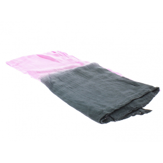 Touareg Two-Tone Rose & Grey Cotton Cheche - Traclet