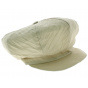 Linen newsboy cap