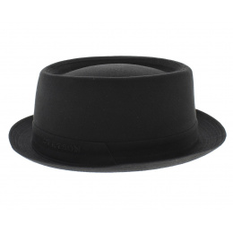 Chapeau Pork Pie Athens Noir - Stetson