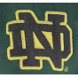 Notre Dame Standalon Green Strapback Cap - 47 Brand