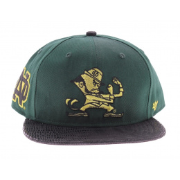 Notre Dame Standalon Green Strapback Cap - 47 Brand