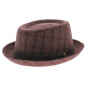 Red Guerra porkpie hat