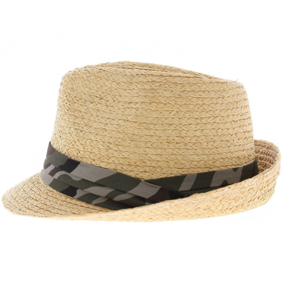 Camouflage trilby hat
