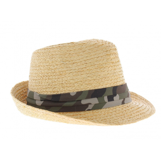 Chapeau trilby camouflage