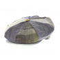Casquette Irlandaise Omagh 8 cotes Patchwork lin