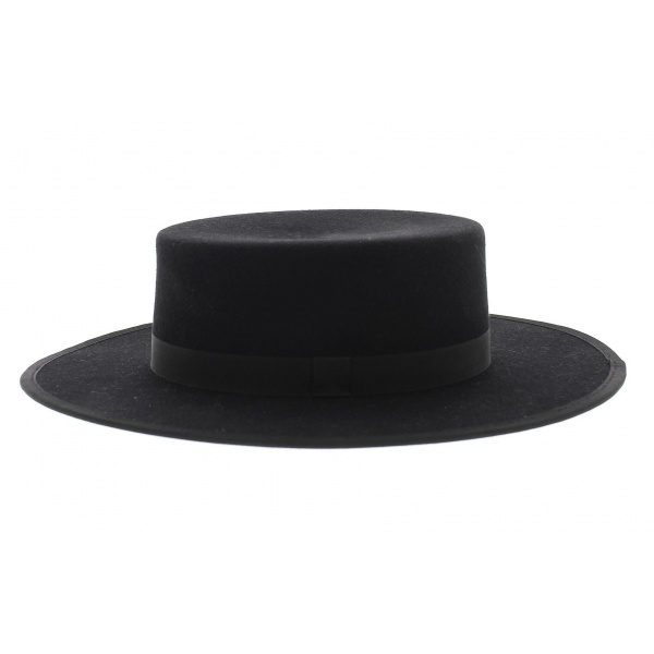 Cordobes hat - Black felt zorro