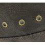 Alpha leather Cuban cap - Stetson