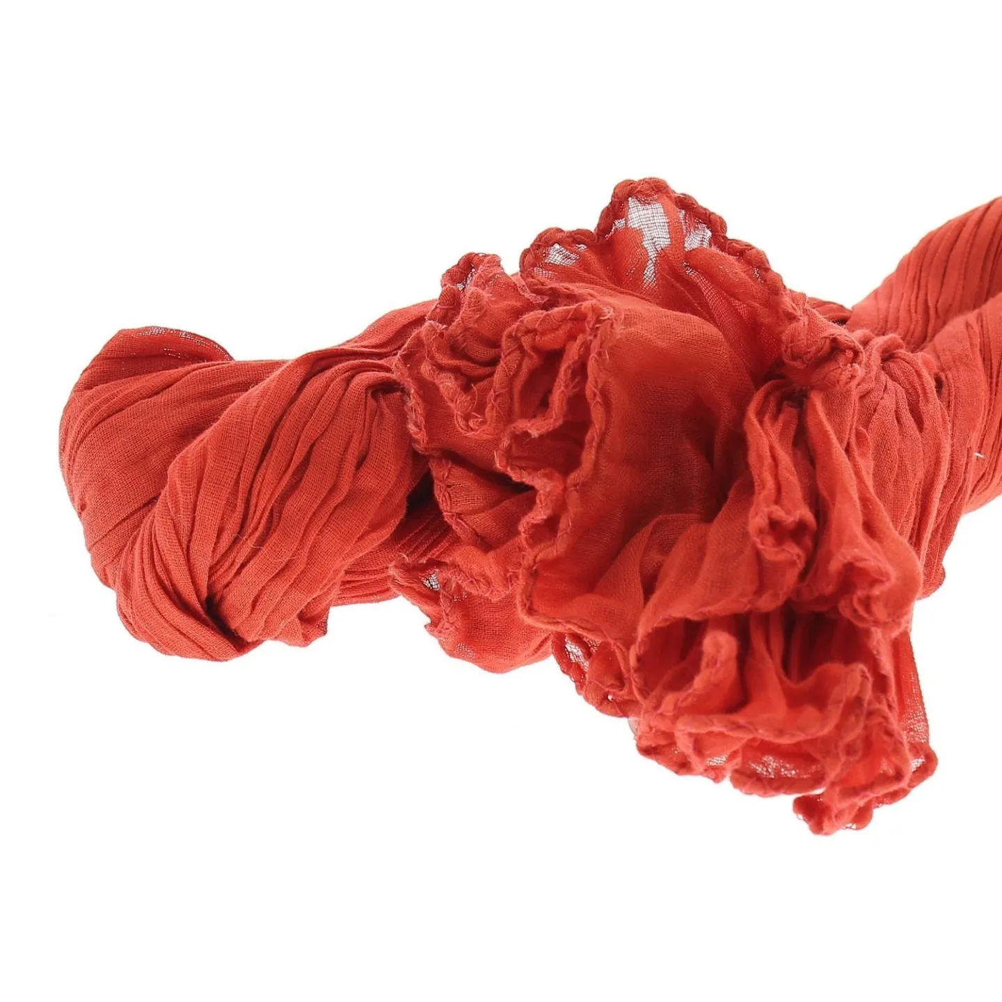 Red twisted cheche  Reference: 4620 | Traclet Hat Shop