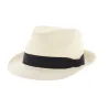 Natural Panama Trilby Hat - Traclet Reference: 2034 | Traclet Hatters