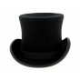 Top Hat Made in France Black Wool Felt