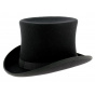 Chapeau Haut De Forme Made in France Feutre Laine Noir