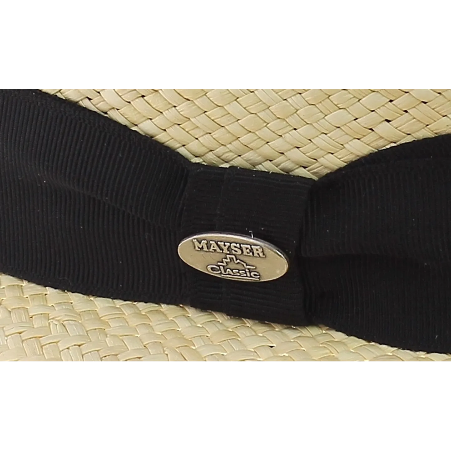 Black Colmar Panama Fedora Hat - Mayser Reference: 1967 | Traclet Hat Shop