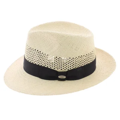Fedora hat - Natural Panama Imperia Reference: 2027 | Traclet Hat Shop
