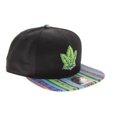 Snapback Toronto Maple Leafs Noir Motif Ethnique - 47 Reference : 4664 | Chapellerie Traclet