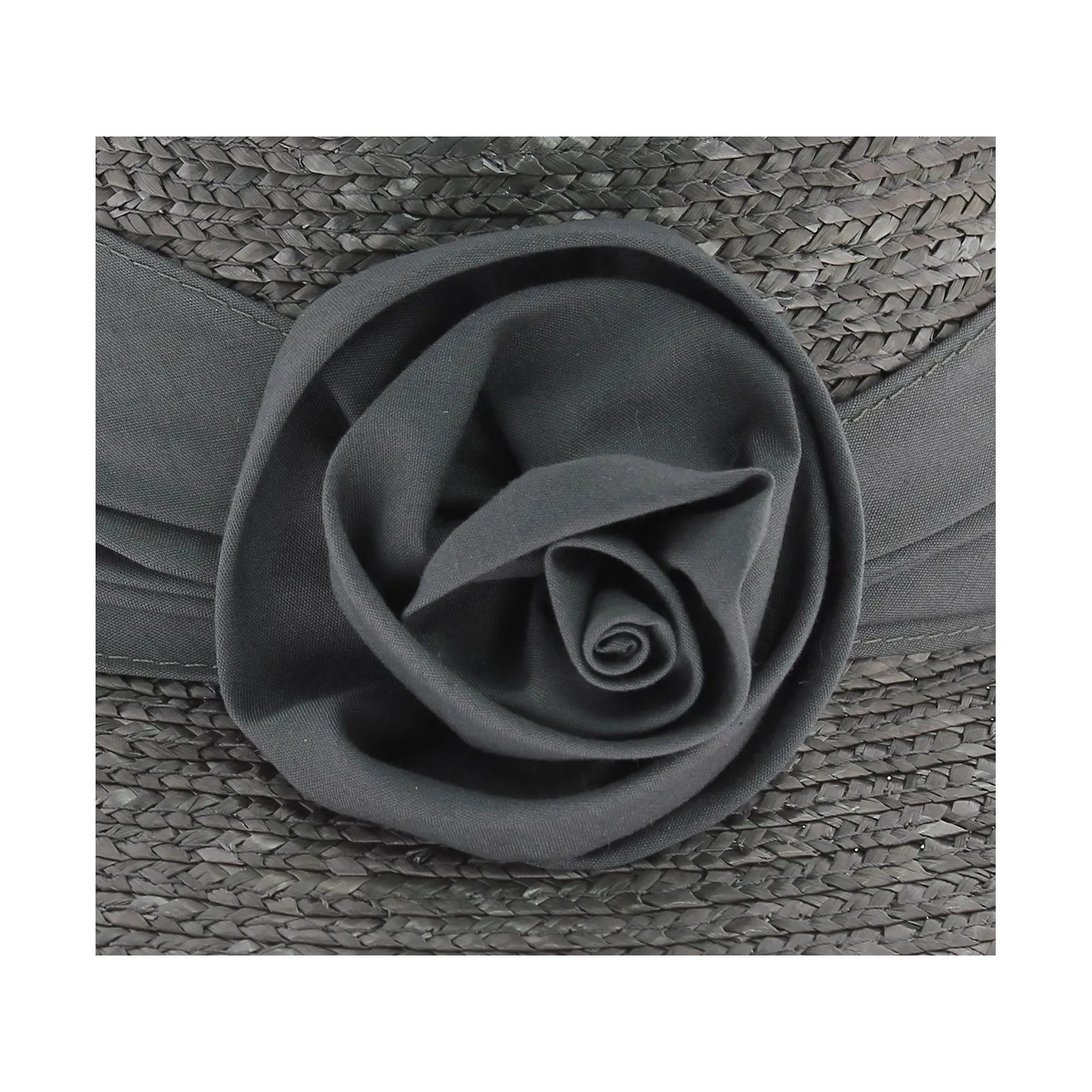 grey straw cloche hat - hat shop Reference: 4684 | Chapellerie Traclet