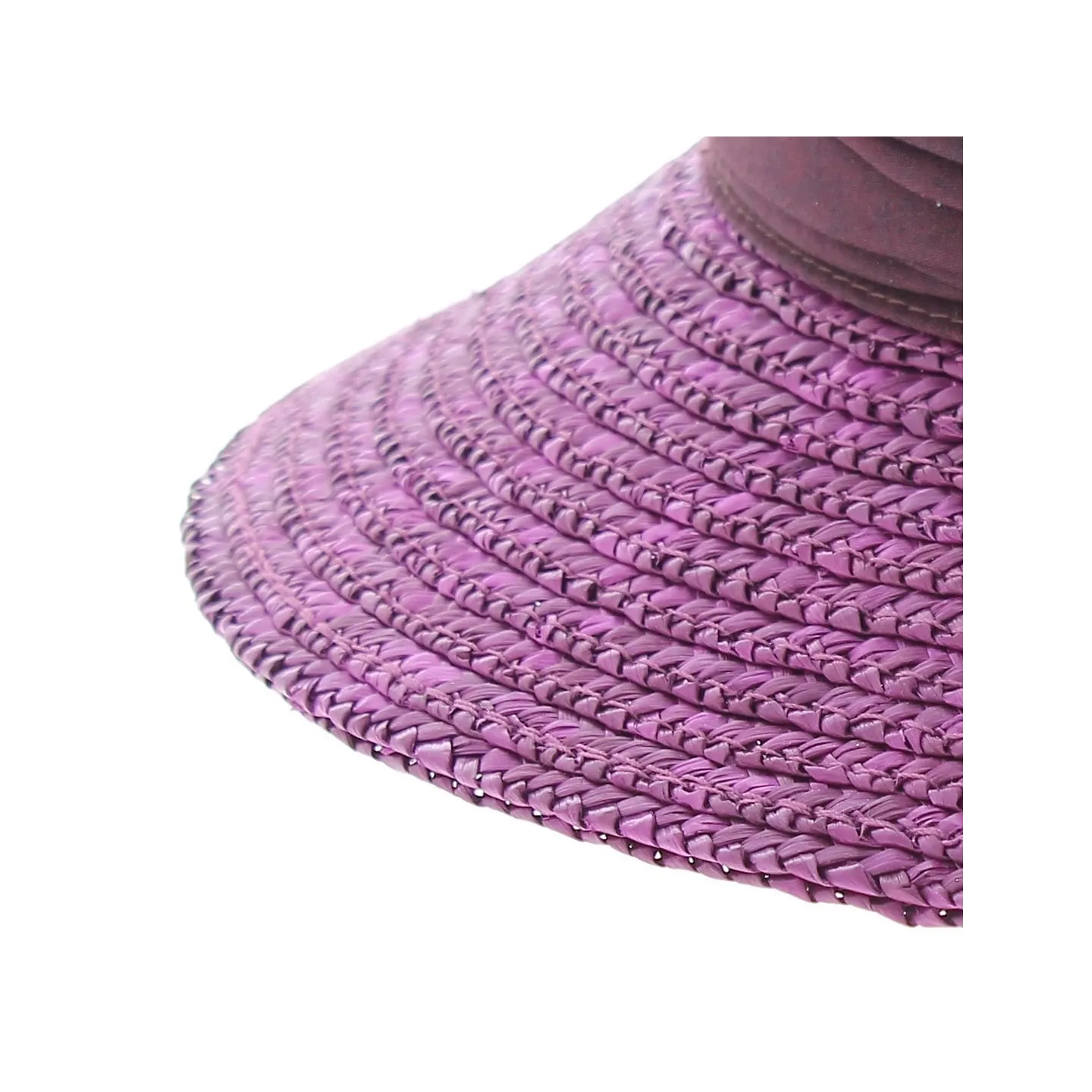 chapeau paille cloche grenat - boutique de chapeau Reference : 4685 | Chapellerie Traclet