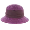 chapeau paille cloche grenat - boutique de chapeau Reference : 4685 | Chapellerie Traclet