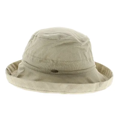 Foldable hat - Beige Lanikai sun hat Reference: 4688 | Traclet Hat Shop