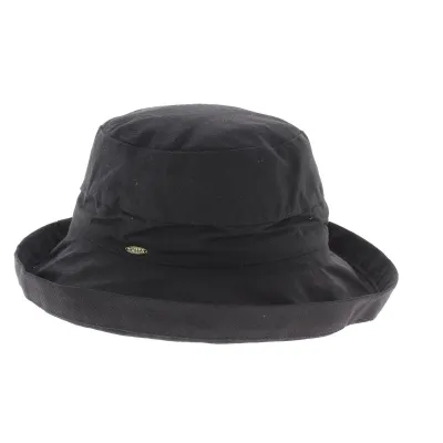 Chapeau de soleil Lanikai noir Reference : 4692 | Chapellerie Traclet