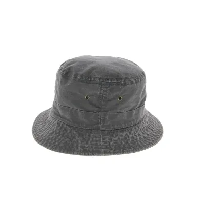 Cotton Summer Bucket Hat - Torpedo - Washed Grey color Reference: 4710 | Traclet Hat Shop