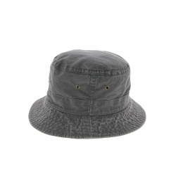 Cotton Summer Bucket Hat - Torpedo - Washed Grey color